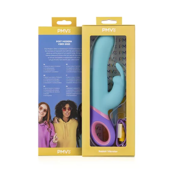 PMV20 Meta Rabbit - vibromasseur lapin rotatif avec stimulateur clitoridien