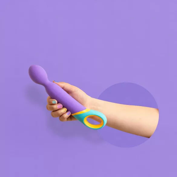 PMV20 - vibromasseur wand rechargeable - silicone violet