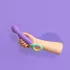 PMV20 - vibromasseur wand rechargeable - silicone violet