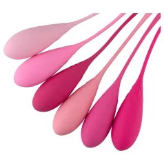 Teazers - set de 6 boules de geisha - silicone rose