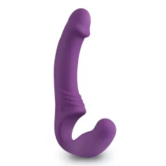   Easytoys - gode ceinture vibrant rechargeable sans harnais - violet