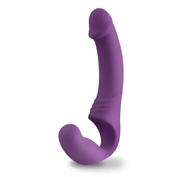 Easytoys - gode ceinture vibrant rechargeable sans harnais - violet