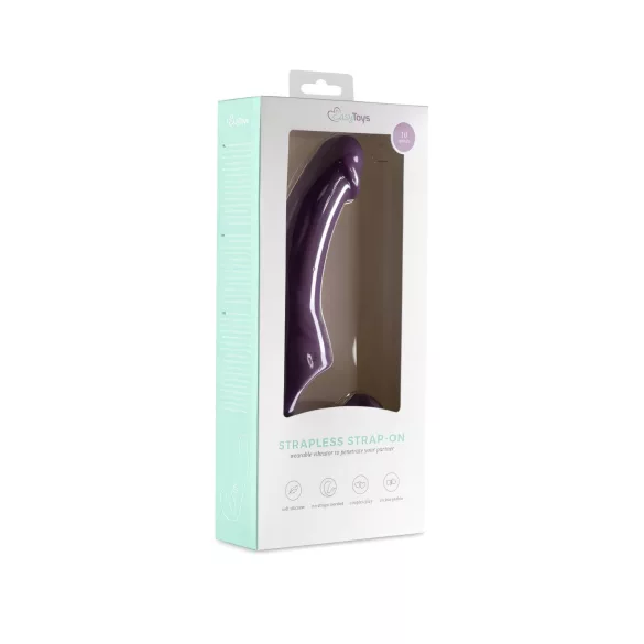 Easytoys - gode ceinture vibrant rechargeable sans harnais - violet