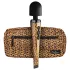 Panthra Shaka Wand - vibromasseur sans fil - motif léopard noir