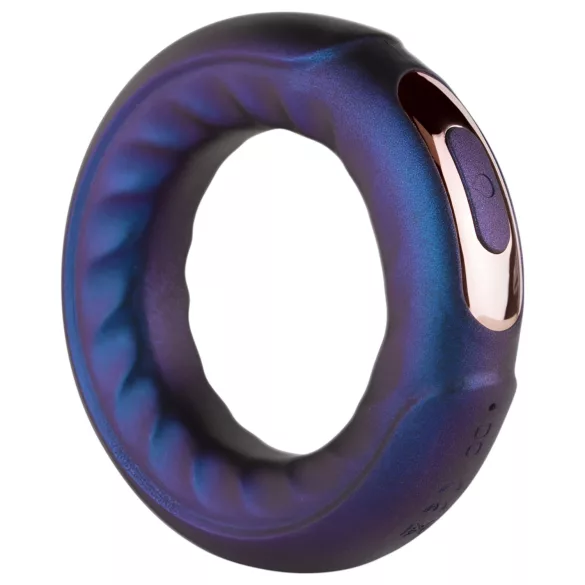 Hueman Saturn - anneau pénien vibrant rechargeable étanche - silicone violet
