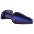 Hueman Meteoroid - gode anal vibrant rotatif perles télécommandé - violet