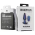Hueman Meteoroid - gode anal vibrant rotatif perles télécommandé - violet