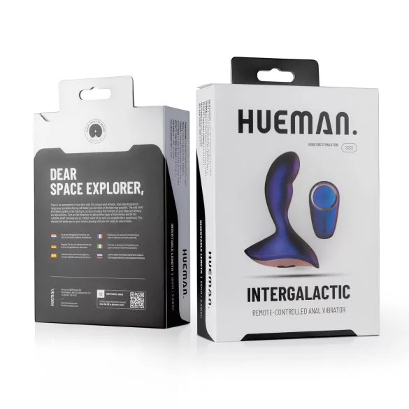 Hueman Intergalactic - plug anal vibrant - silicone violet