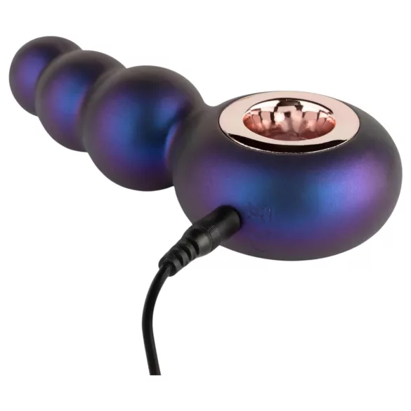 Hueman Outer Space - vibromasseur anal perlé rechargeable - silicone violet