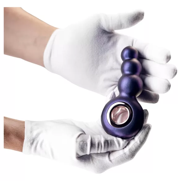 Hueman Outer Space - vibromasseur anal perlé rechargeable - silicone violet