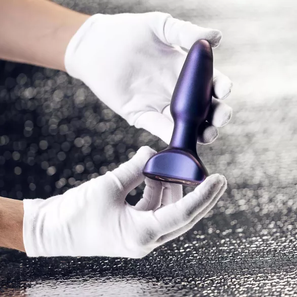 Hueman Space Force - plug anal vibrant à poussées - étanche - violet