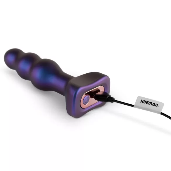 Hueman Space Inveder - vibromasseur anal rechargeable étanche - silicone violet