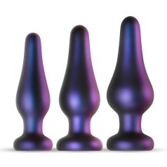  Hueman Comets - coffret plugs anaux silicone - 3 pièces - violet