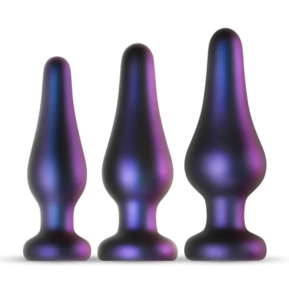 Hueman Comets - coffret plugs anaux silicone - 3 pièces - violet