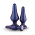 Hueman Comets - coffret plugs anaux silicone - 3 pièces - violet