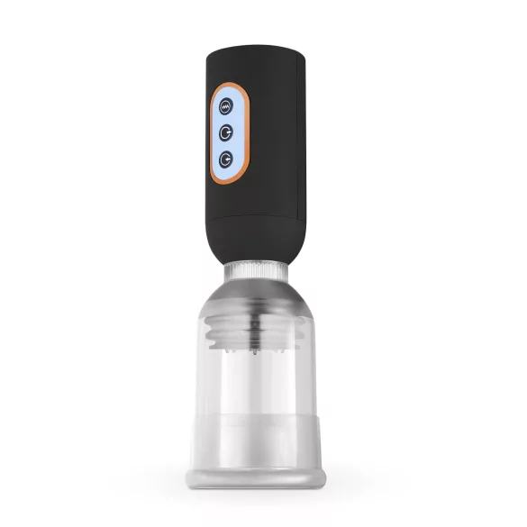 CRUIZR CS07 - pompe à pénis vibrante rechargeable - noir transparent
