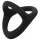 Easytoys Desire Ring - anneau pénien et testiculaire flexible - silicone noir