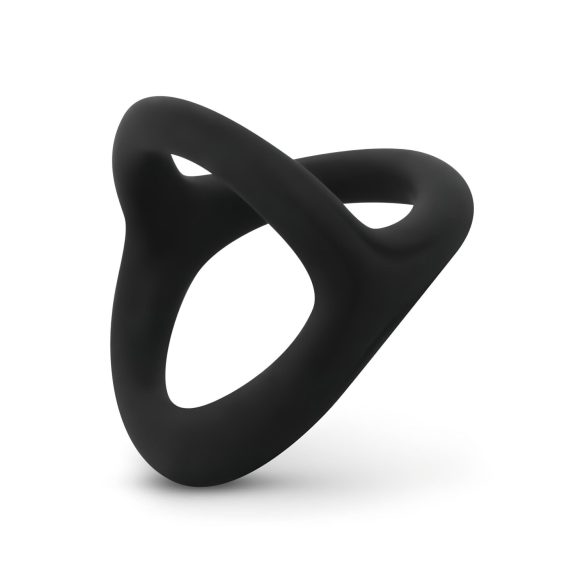Easytoys Desire Ring - anneau pénien et testiculaire flexible - silicone noir
