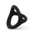 Easytoys Desire Ring - anneau pénien et testiculaire flexible - silicone noir