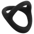 Easytoys Desire Ring - anneau pénien et testiculaire flexible - silicone noir