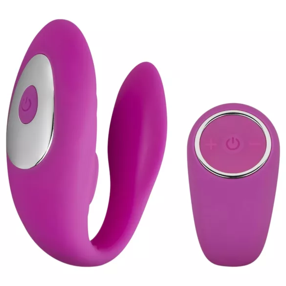 Easytoys - vibromasseur pour couple télécommande étanche - rose