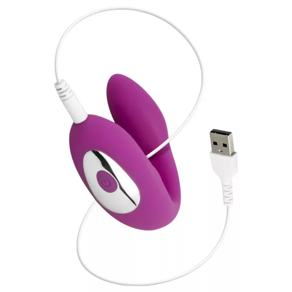 Easytoys - vibromasseur pour couple télécommande étanche - rose