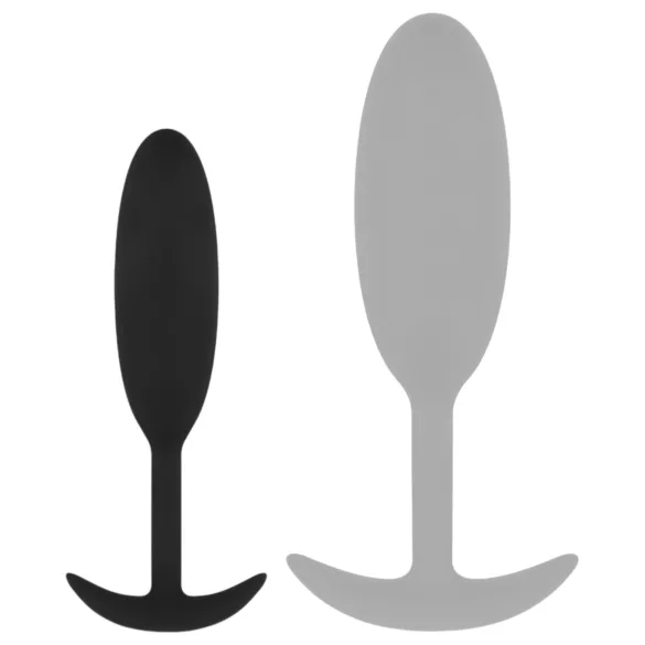 Easytoys - Plug anal petit 54g - silicone noir