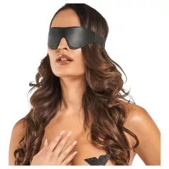 Bedroom Fantasies - masque pour les yeux effet cuir - noir