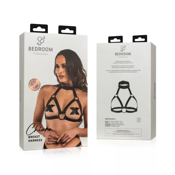 Bedroom Fantasies Chiara - top résille sexy femme - noir - S-XL