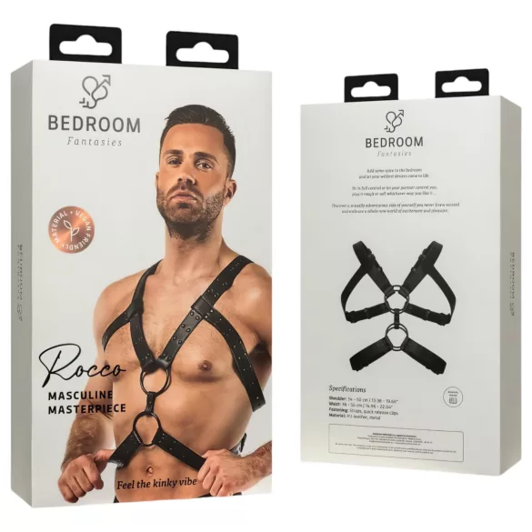 Bedroom Fantasies Rocco - haut de corps sexy - noir - S-XL