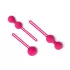 Easytoys - boules de geisha - set 3 pièces - rose