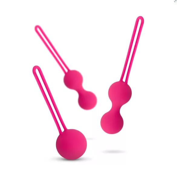 Easytoys - boules de geisha - set 3 pièces - rose