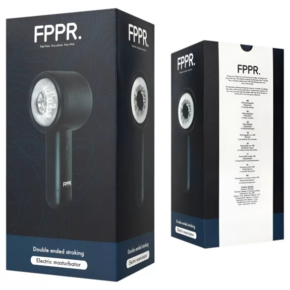 FPPR - masturbateur automatique va-et-vient rechargeable - noir