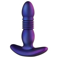   Hueman Supernova - plug anal vibrant à va-et-vient - silicone violet