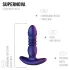 Hueman Supernova - plug anal vibrant à va-et-vient - silicone violet
