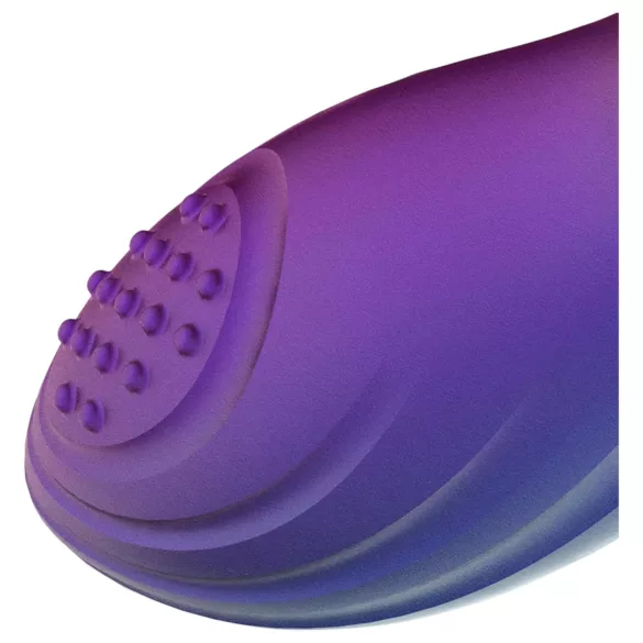 Hueman Galaxy - vibromasseur anal pulsant - silicone violet