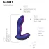 Hueman Galaxy - vibromasseur anal pulsant - silicone violet