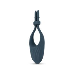 Boners - anneau pénien vibrant réglable - silicone bleu