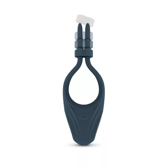 Boners - anneau pénien vibrant réglable - silicone bleu