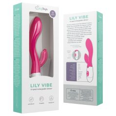   Easytoys - Vibromasseur rabbit rechargeable avec bras clitoridien - rose