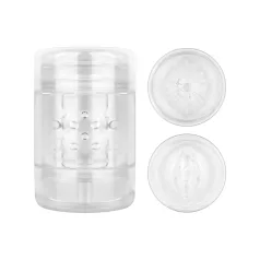   FPPR. - masturbateur double entrée - vagin & anus - transparent