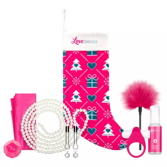 LoveBoxxx - coffret surprise Noël - set cadeau érotique - rose