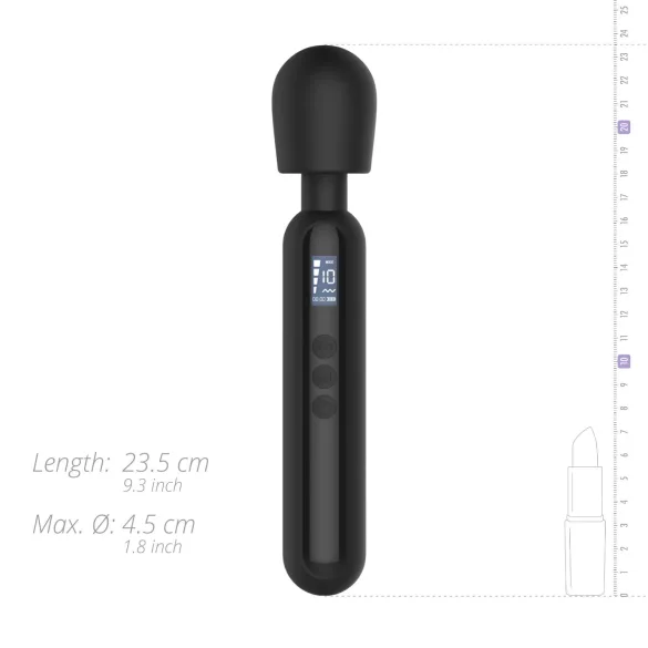 BLAQ - stimulateur vibrant digital - silicone noir