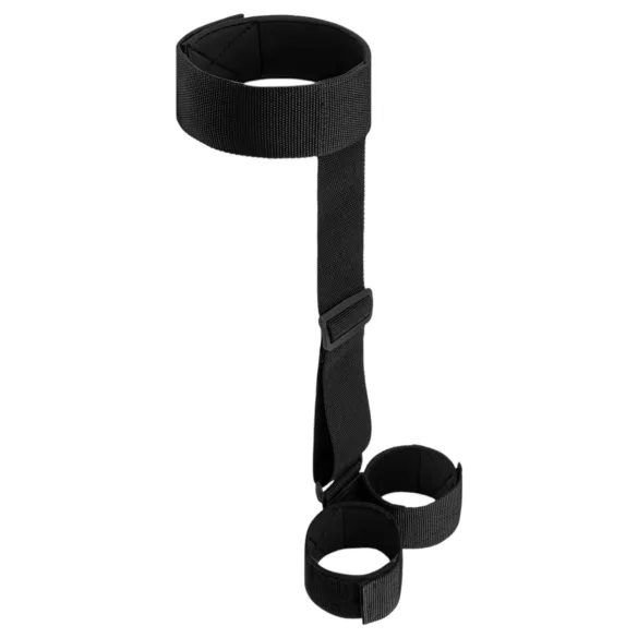 Bedroom Fantasies - collier doux et menottes - noir