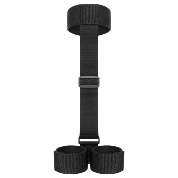 Bedroom Fantasies - collier doux et menottes - noir