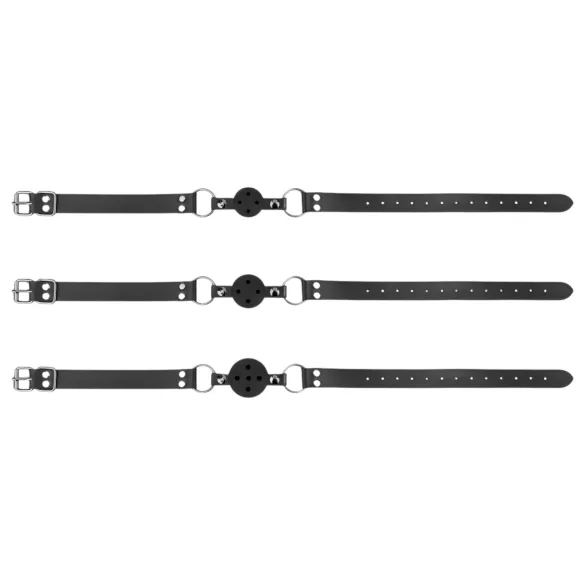 Bedroom Fantasies - kit baillon bouche - 3 pièces - noir