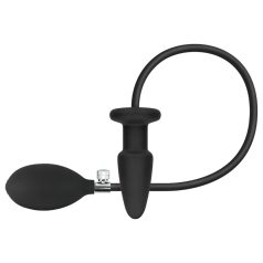 EasyToys - plug anal gonflable - silicone noir