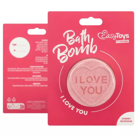 Easytoys - Boule de bain effervescente - I Love You