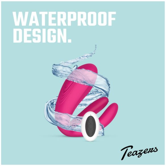 Teazers - vibromasseur couple 3 moteurs - silicone rose