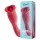 Teazers - vibromasseur double avec stimulateur clitoridien à langue (rouge)